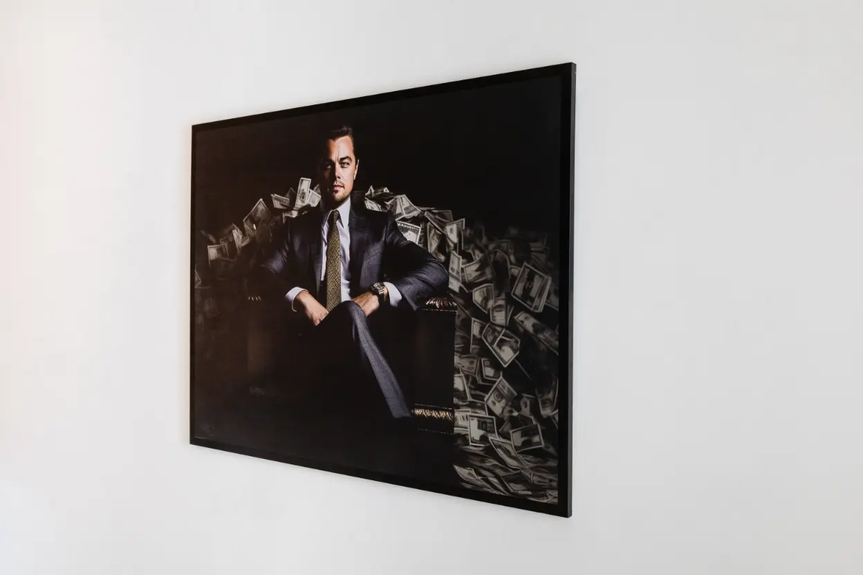 Quadro Autoral do Lobo de Wall Street - Imagem 3