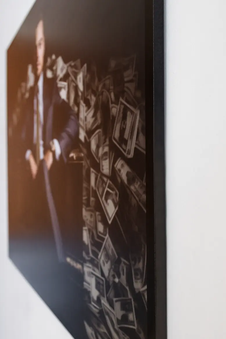 Quadro Autoral do Lobo de Wall Street - Imagem 2